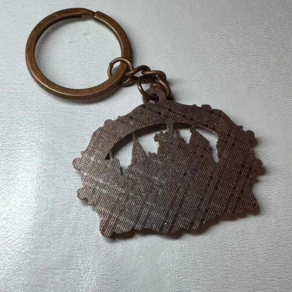 New York City Skyline Statue‎ of Liberty Souvenir Metal Keychain